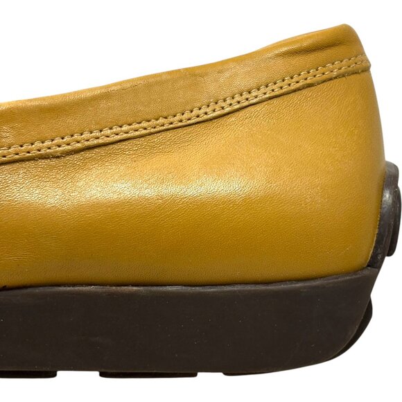 Enzo Angiolini Helene Tan Leather Horsebit Y2K Loafers - Picture 7 of 11